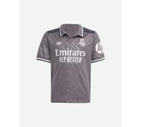Adidas Real Madrid 3rd 24-25 Jr - Maglia Calcio Ufficiale - Grigio 13-14ANNI