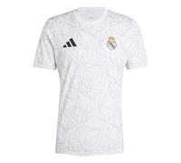 adidas Real Madrid - Maglia Prematch, da uomo 24/25, colore: Bianco, bianco, M