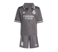 adidas Real Madrid Mini Kit Tenuta Terzo 24/25, grigio, 03/04A