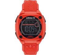 Adidas Red Rubber Digital Watch