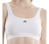 Top Donna ADIDAS Sport Crop Flex Cotton Bianco / Nero