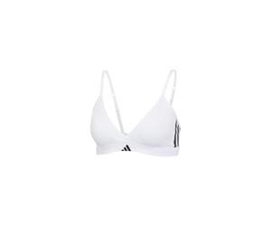 adidas Reggiseno a Triangolo da Donna - Sport Active Essentials Cotton 3 Strisce (Confezione da 1), 100 Bianco, XS