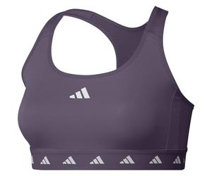 Adidas Reggiseno Sportivo da Donna Powerreact Training Medium Support Techfit, Lac