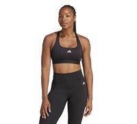 adidas Power Racer Medium Reggiseni Sportivi Donna in nero, Taglia: S A-B