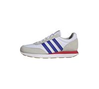 adidas Run 60s 3.0 Leather Shoes, Sneakers Uomo, Cloud White Lucid Blue Grey One, 40 EU
