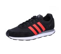 adidas Run 60s 3.0 Leather Shoes, Sneakers Uomo, Core Black Better Scarlet Grey Three, 44 EU