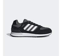 ADIDAS RUN 80S SNEAKERS CLASSICHE UOMO TELA E PELLE SOLETTA CLOUDFOAM NERO TG 42