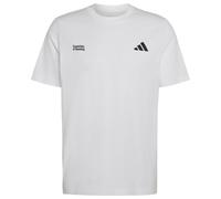 Maglia adidas Run Essentials Graphic manica corta bianco nero - XL