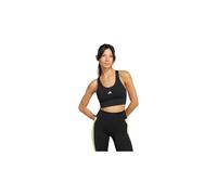 adidas Reggiseno da Corsa da Donna con Tasca a Sostegno Medio, Taglia M, C-D, Nero