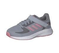 Adidas Runfalcon 2.0 C, Scarpe da Corsa Unisex - Adulto, Halo Argento/Super Pop/Grigio Tre, 34 EU