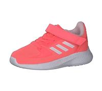 Adidas Runfalcon 2.0 I, Scarpe da Ginnastica Basse Unisex - Bambini e Ragazzi, Rosso Acido/Bianco/Rosa Chiaro, 22 EU