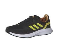 Adidas Runfalcon 2.0 Messi K, Scarpe da Ginnastica Basse Unisex - Adulto, Nucleo Nero/Giallo Brillante/Oro Solare, 39 1/3 EU