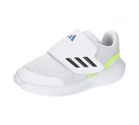 adidas RunFalcon 3.0 Hook-And-Loop Shoes, Scarpe da Corsa Unisex-Bimbi 0-24, Cloud White/Core Black/Bright Royal, 19 EU