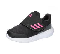 adidas RunFalcon 3.0 Hook-And-Loop Shoes, Scarpe da Corsa Unisex-Bimbi 0-24, Core Black/Core Black/Pulse Magenta, 25 EU