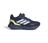 adidas RUNFALCON 5 Shoes Kids, Scarpe da Corsa Unisex-Bambini, Dark Blue/Ftwr White/Hi-RES Yellow, 33 EU