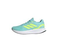 adidas Runfalcon 5 Running Shoes, Scarpe Uomo, Flash Aqua Lucid Lemon Core Nero, 40 2/3 EU