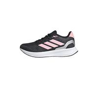 adidas RUNFALCON 5 Shoes Junior, Scarpe da Corsa, Core Black/Pink/Silver Metallic, 40 EU