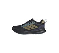 adidas RUNFALCON 5 Shoes Junior, Scarpe da Corsa Unisex-Bambini, Core Black/Khaki/preloved Teal, 38 2/3 EU