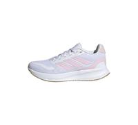 adidas RUNFALCON 5 Shoes Junior, Scarpe da Corsa Unisex-Bambini, Ftwr White/Clear Pink/Core Black, 35 1/2 EU
