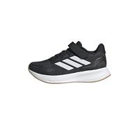 adidas RUNFALCON 5 Shoes Kids, Scarpe da Corsa Unisex-Bambini, Core Black/Ftwr White/Gum 3, 32 EU