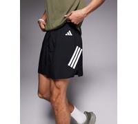 adidas Running - 365 - Pantaloncini neri con 3 strisce-Nero 2XL
