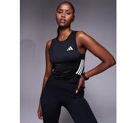 adidas Running - Adi365 - Top senza maniche nero con tre strisce L