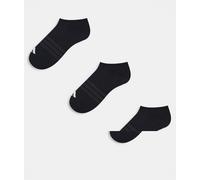 adidas Unisex - Adulto Cushioned Essentials Low Cut Socks 3 Pair Pack, black/black/white, 40-42