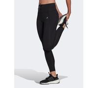 adidas - Running - Leggings neri con tasche-Nero 2XS