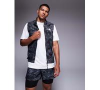 adidas - Running Own The Run - Canotta con stampa grigia e nera-Grigio XL