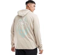 adidas Running - Own The Run - Felpa con cappuccio beige-Bianco S