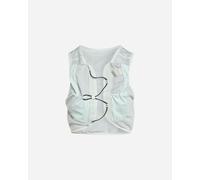 adidas - Running - Canotta con tasche color argento catarifrangente-Nero M/L