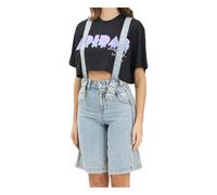 Adidas - Salopette in Denim - - Sport - Donna - Blu - W29