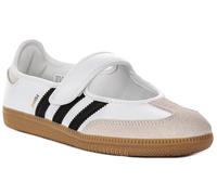 adidas Samba Jane Sneaker da donna, Bianco Nero Gomma, 40 EU