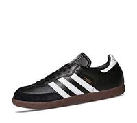 adidas Samba Leather, Scarpe da Ginnastica Basse Uomo, Nero (Black/White/Running White), 44 2/3 EU