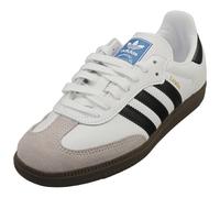 Adidas Samba OG Uomo Casual Trainers Bianco e Nero - 46 2/3 EU