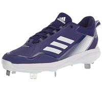 adidas Scarpa da baseball da uomo Icon 7, Bianco/Team Collegiate Viola/Team Collegiate Purp, 46 EU
