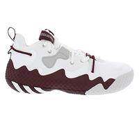 adidas Scarpa da basket unisex adulto Harden Vol. 6, Bianco Nuvola/Borgogna/Grigio-Bianco, 15 Women/14 Men