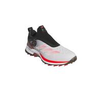 adidas Scarpe Adizero ZG BOA Spikeless Uomo, Calzature Bianco Lucido Rosso Nucleo Nero, 42 2/3 EU