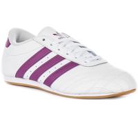 adidas Scarpe da allenamento Taekwondo, bianche e viola, suola in gomma, Bianco Viola, 38 2/3 EU
