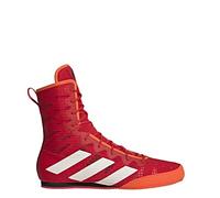 adidas Scarpe da boxe unisex per adulti Box Hog 4, Rosso vivido/bianco sporco/arancione d'impatto, 8
