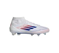 adidas Scarpe da calcio F50 Pro Mid da donna, Bianco Blu Lucido Rosso Solare, 43 1/3 EU