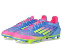 adidas Scarpe da calcio unisex F50 Club Firm Multi Ground, Blue Fusion Lucido Limone Lucido Rosa, 44 EU