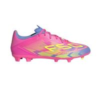 adidas Scarpe da calcio unisex F50 League Firm Multi Ground 0, Rosa Lucido Lucido Limone Blu Fusion, 42 2/3 EU