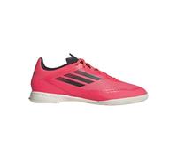 adidas Scarpe da calcio unisex F50 League Indoor Nero 12.5, Turbo Aurora Nero Platino Metallico, 44 2/3 EU