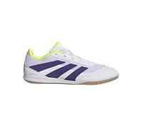 adidas Scarpe da calcio unisex Predator Club Indoor Sala Bianco 6 Scarpe, Bianco Collegiate Viola Lucido Limone, 44 2/3 EU