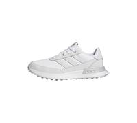 adidas Scarpe da donna S2G 25 in pelle Spikeless, Footwear White Footwear White Silver Metallic, 38 EU