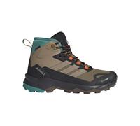 Adidas - Scarpe da escursionismo leggere e calde in GORE-TEX e Primaloft® - Skychaser AX5 Mid GTX Climawarm+ Cardboard/Blanch Cargo/Pure Teal per Uomo - Taglia 9 UK - Marrone