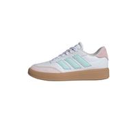 adidas Scarpe da Ginnastica in Pelle Bianca Courtblock