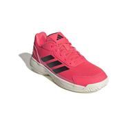 Scarpe bambini per il padel Adidas Crazyquick K - solar turbo/core black/off white - Rosso (39 1/3)