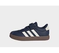 adidas Unisex - Bambini e Ragazzi VL Court 3.0 Hook And Loop Kids Shoes, Night Indigo/Core White/GUM5, 35 EU